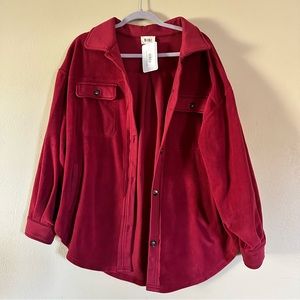Fleece Button Up Shacket